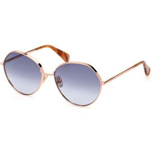 Max Mara Maxmara Mm0096 33w Shiny Pink Gold 57/16/135 Woman Sunglasses Max Mara Maxmara Mm0096 33w Shiny Pink Gold 57/16/135 Woman Sunglasses
