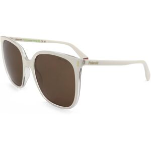 Polaroid Pld 6218/s Vk6 White 56/19/140 Woman Sunglasses Polaroid Pld 6218/s Vk6 White 56/19/140 Woman Sunglasses
