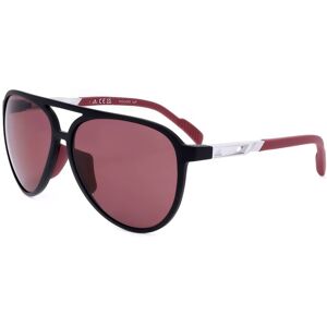 adidas Sport Sp0060 02s Matte Black 58/13/135 Unisex Sunglasses adidas Sport Sp0060 02s Matte Black 58/13/135 Unisex Sunglasses
