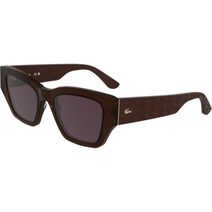 Lacoste L6053s 210 Dark Brown 52/19/140 Female Sunglasses Lacoste L6053s 210 Dark Brown 52/19/140 Female Sunglasses