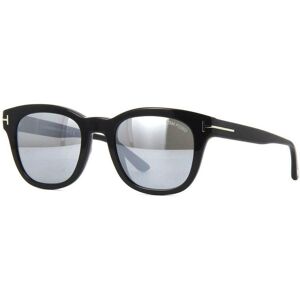Tom Ford Eugenio Ft0676 01c Black Sunglasses Sonnenbrille Silvermirror Lens 52mm Tom Ford Eugenio Ft0676 01c Black Sunglasses Sonnenbrille Silvermirror Lens 52mm