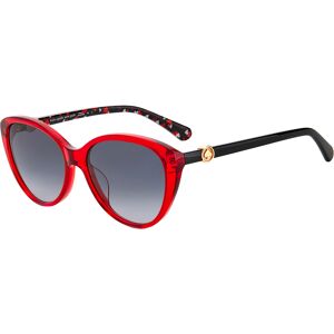 Kate Spade New York Kate Spade Visalia/g/s Red/ Dark Grey Shaded 55/16/140 Women Sunglasses Kate Spade New York Kate Spade Visalia/g/s Red/ Dark Grey Shaded 55/16/140 Women Sunglasses