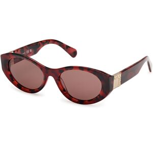Max&co. Max &co Mo0123 54e Red Havana 53/19/140 Woman Sunglasses Max&co. Max &co Mo0123 54e Red Havana 53/19/140 Woman Sunglasses