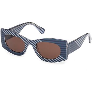 Max&co. Max &co Mo0131 92e Blue/monocolor 52/22/140 Woman Sunglasses Max&co. Max &co Mo0131 92e Blue/monocolor 52/22/140 Woman Sunglasses
