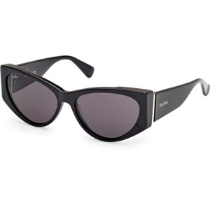Max Mara Maxmara Mm0132 01a Shiny Black 58/15/135 Woman Sunglasses Max Mara Maxmara Mm0132 01a Shiny Black 58/15/135 Woman Sunglasses