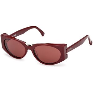 Max Mara Maxmara Mm0160 69s Shiny Bordeaux 54/16/140 Woman Sunglasses Max Mara Maxmara Mm0160 69s Shiny Bordeaux 54/16/140 Woman Sunglasses