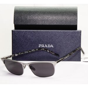 Prada Sunglasses Black Gunmetal Grey Havana Pr66yv Vpr 66y 7cq-1o1 57mm Prada Sunglasses Black Gunmetal Grey Havana Pr66yv Vpr 66y 7cq-1o1 57mm