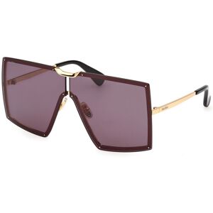 Max Mara Maxmara Mm0117 30a Shiny Deep Gold 69/3/135 Woman Sunglasses Max Mara Maxmara Mm0117 30a Shiny Deep Gold 69/3/135 Woman Sunglasses