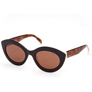Emilio Pucci Pucci Ep0203 53e Havana/monocolor 53/22/140 Woman Sunglasses Emilio Pucci Pucci Ep0203 53e Havana/monocolor 53/22/140 Woman Sunglasses
