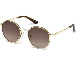 Guess Gu7556 32f Shiny Pale Gold 51/18/140 Woman Sunglasses Guess Gu7556 32f Shiny Pale Gold 51/18/140 Woman Sunglasses