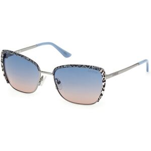Guess Gu00218 10w Shiny Light Ruthenium 57/18/140 Woman Sunglasses Guess Gu00218 10w Shiny Light Ruthenium 57/18/140 Woman Sunglasses
