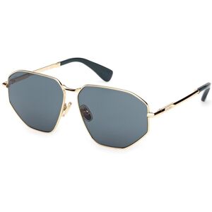 Max Mara Maxmara Mm0143 30n Shiny Deep Gold 59/12/135 Woman Sunglasses Max Mara Maxmara Mm0143 30n Shiny Deep Gold 59/12/135 Woman Sunglasses