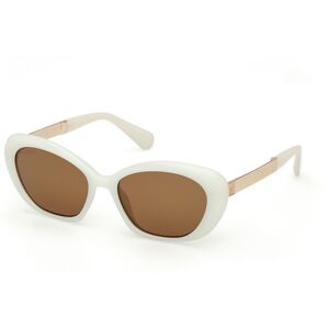 Max&co. Max &co Mo0133 25j Shiny Ivory 55/17/140 Woman Sunglasses Max&co. Max &co Mo0133 25j Shiny Ivory 55/17/140 Woman Sunglasses