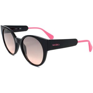 Max&co. Mo0035 01b Shiny Black 54/21/140 Woman Sunglasses Max&co. Mo0035 01b Shiny Black 54/21/140 Woman Sunglasses