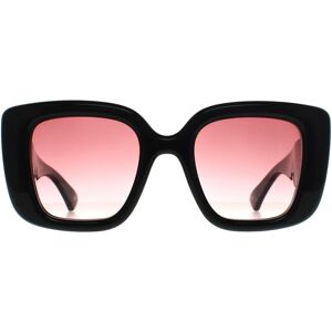 Gucci Sunglasses Gg1975s 001 Shiny Black Red Gradient Gucci Sunglasses Gg1975s 001 Shiny Black Red Gradient