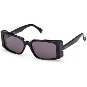 Max Mara Maxmara Mm0159 01a Shiny Black 54/16/140 Woman Sunglasses Max Mara Maxmara Mm0159 01a Shiny Black 54/16/140 Woman Sunglasses
