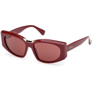 Max Mara Maxmara Mm0144 69s Shiny Bordeaux 56/16/140 Woman Sunglasses Max Mara Maxmara Mm0144 69s Shiny Bordeaux 56/16/140 Woman Sunglasses