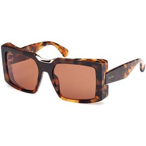 Max Mara Maxmara Mm0124 56e Havana/gradient 55/18/135 Woman Sunglasses Max Mara Maxmara Mm0124 56e Havana/gradient 55/18/135 Woman Sunglasses