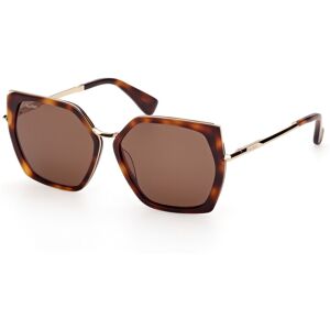 Max Mara Maxmara Mm0136 52e Dark Havana 56/14/140 Woman Sunglasses Max Mara Maxmara Mm0136 52e Dark Havana 56/14/140 Woman Sunglasses