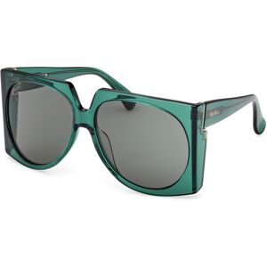 Max Mara Maxmara Mm0133 96n Shiny Dark Green 61/14/135 Woman Sunglasses Max Mara Maxmara Mm0133 96n Shiny Dark Green 61/14/135 Woman Sunglasses
