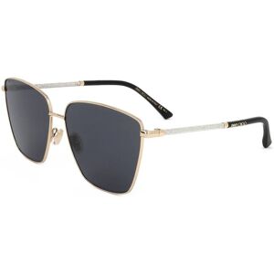 Jimmy Choo Lavi/s 2m2 Black Gold 60/14/140 Woman Sunglasses Jimmy Choo Lavi/s 2m2 Black Gold 60/14/140 Woman Sunglasses