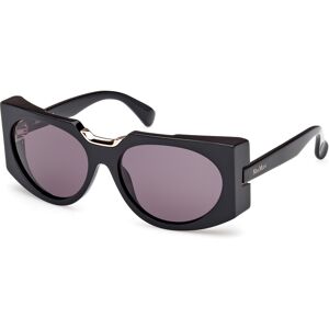 Max Mara Maxmara Mm0123 01a Shiny Black 59/17/135 Woman Sunglasses Max Mara Maxmara Mm0123 01a Shiny Black 59/17/135 Woman Sunglasses