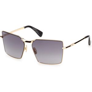 Max Mara Maxmara Mm0135 30b Shiny Deep Gold 58/16/130 Woman Sunglasses Max Mara Maxmara Mm0135 30b Shiny Deep Gold 58/16/130 Woman Sunglasses