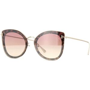 Tom Ford Charlotte Ft0657 55z Havana/ Rose Peach Gradient Mirror Sunglasses 57mm Tom Ford Charlotte Ft0657 55z Havana/ Rose Peach Gradient Mirror Sunglasses 57mm