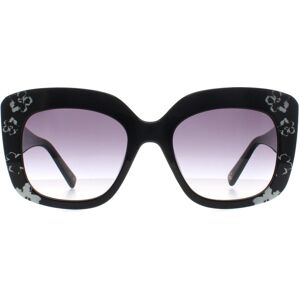 Ted Baker Sunglasses Tb1675 Hattie 001 Solid Black Flowers Grey Gradient Ted Baker Sunglasses Tb1675 Hattie 001 Solid Black Flowers Grey Gradient