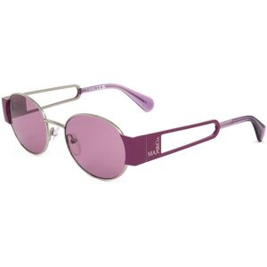 Max&co. Mo0071 14z Shiny Light Ruthenium 52/19/140 Woman Sunglasses Max&co. Mo0071 14z Shiny Light Ruthenium 52/19/140 Woman Sunglasses