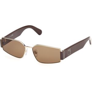 Max&co. Max &co Mo0128 32j Shiny Pale Gold 56/15/140 Woman Sunglasses Max&co. Max &co Mo0128 32j Shiny Pale Gold 56/15/140 Woman Sunglasses