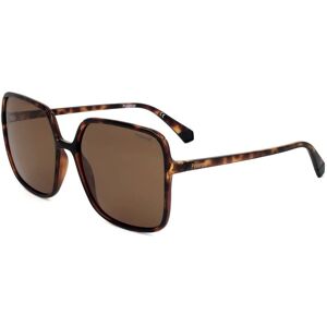Polaroid Pld 6128/s 9n4 Havana Brown 59/17/145 Woman Sunglasses Polaroid Pld 6128/s 9n4 Havana Brown 59/17/145 Woman Sunglasses