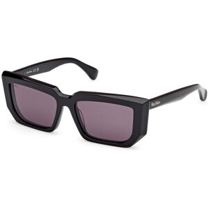 Max Mara Maxmara Mm0126 01a Shiny Black 54/16/140 Woman Sunglasses Max Mara Maxmara Mm0126 01a Shiny Black 54/16/140 Woman Sunglasses