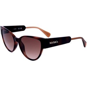 Max&co. Mo0053 52f Dark Havana 54/17/140 Woman Sunglasses Max&co. Mo0053 52f Dark Havana 54/17/140 Woman Sunglasses