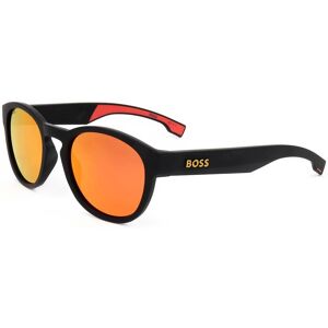 Hugo Boss Boss 1452/s Pgc Matte Black Yellow 54/21/145 Man Sunglasses Hugo Boss Boss 1452/s Pgc Matte Black Yellow 54/21/145 Man Sunglasses