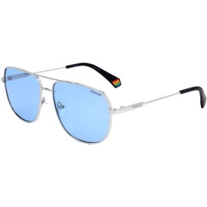 Polaroid Pld 6195/s/x 010 Palladium 58/15/145 Unisex Sunglasses Polaroid Pld 6195/s/x 010 Palladium 58/15/145 Unisex Sunglasses