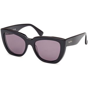 Max Mara Maxmara Mm0090 01a Shiny Black 54/18/140 Woman Sunglasses Max Mara Maxmara Mm0090 01a Shiny Black 54/18/140 Woman Sunglasses