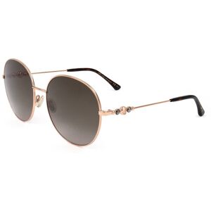 Jimmy Choo Birdie/s 06j Gold Havana 60/18/145 Woman Sunglasses Jimmy Choo Birdie/s 06j Gold Havana 60/18/145 Woman Sunglasses
