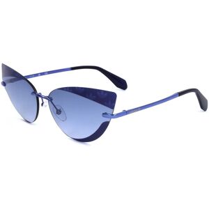 adidas Original Or0016 90w Shiny Blue 64/15/135 Woman Sunglasses adidas Original Or0016 90w Shiny Blue 64/15/135 Woman Sunglasses