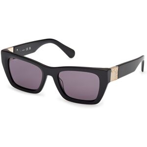 Max&co. Max &co Mo0124 01a Shiny Black 50/19/135 Woman Sunglasses Max&co. Max &co Mo0124 01a Shiny Black 50/19/135 Woman Sunglasses