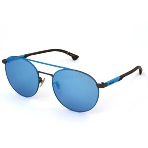 Police Spl717 8drb Bachelite Op-Blu Opaco 55/19/145 Man Sunglasses Police Spl717 8drb Bachelite Op-Blu Opaco 55/19/145 Man Sunglasses