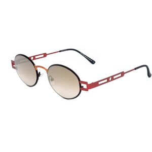 Italia Independent I-I Mod Bruce Metal 0517 Brown Red 49/20/145 Unisex Sunglass Italia Independent I-I Mod Bruce Metal 0517 Brown Red 49/20/145 Unisex Sunglass