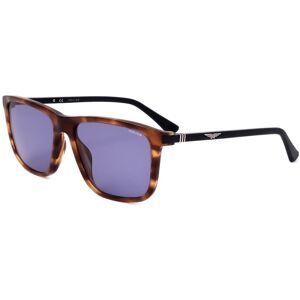 Police Sple05 09n3 Shiny Striped Brown 57/17/145 Man Sunglasses Police Sple05 09n3 Shiny Striped Brown 57/17/145 Man Sunglasses