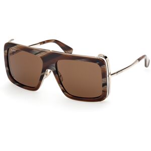 Max Mara Maxmara Mm0119 62e Brown Horn 57/16/130 Woman Sunglasses Max Mara Maxmara Mm0119 62e Brown Horn 57/16/130 Woman Sunglasses