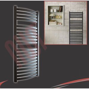 Nwt Direct Heated Towel Rail Radiator Warmer Black Ellipse 500mm(W) X 1100mm(H) 2917 Btus Nwt Direct Heated Towel Rail Radiator Warmer Black Ellipse 500mm(W) X 1100mm(H) 2917 Btus