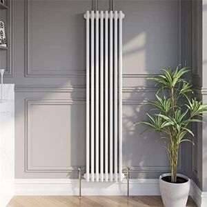 Park Lane Traditional Vertical Colosseum Triple Bar Column Radiator White 1600x380mm Park Lane Traditional Vertical Colosseum Triple Bar Column Radiator White 1600x380mm