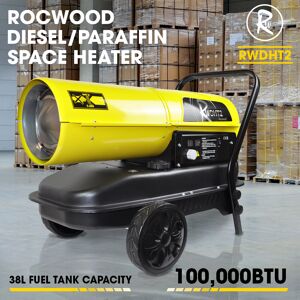 Diesel Heater Kerosene Space 38l 30kw Rocwood 100 000 Btu Workshop Garage Diesel Heater Kerosene Space 38l 30kw Rocwood 100 000 Btu Workshop Garage