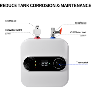 Uocomder 10l 1.5kw Electric Hot Water Storage Tank Water Heater Boiler Under Sink Kitchen Uocomder 10l 1.5kw Electric Hot Water Storage Tank Water Heater Boiler Under Sink Kitchen