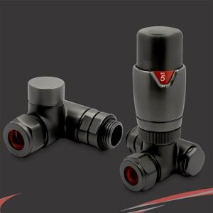 Nwt Direct Brushed Gunmetal Dual Fuel Valves Trv Thermostatic (Pair) Towel Rails Radiators Nwt Direct Brushed Gunmetal Dual Fuel Valves Trv Thermostatic (Pair) Towel Rails Radiators