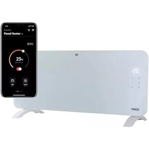 Princess Smart 2000w Glass Panel Heater - White. Read Description, For Parts. Princess Smart 2000w Glass Panel Heater - White. Read Description, For Parts.